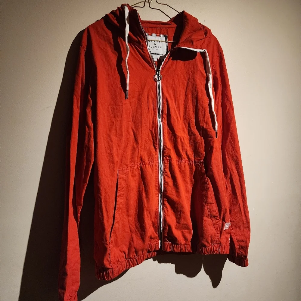 Denim & Flower Ricky Singh Rust Windbreaker  - Picture 2 of 9
